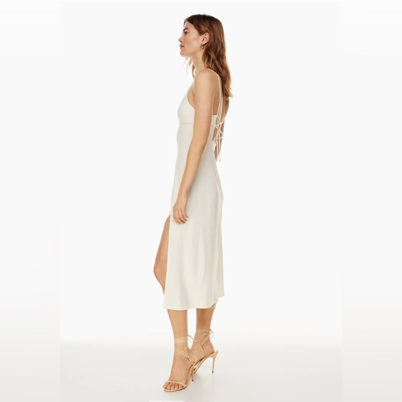 Wilfred Aritzia Dreamweaver Dress - Light Birch, Size M - Picture 5 of 9